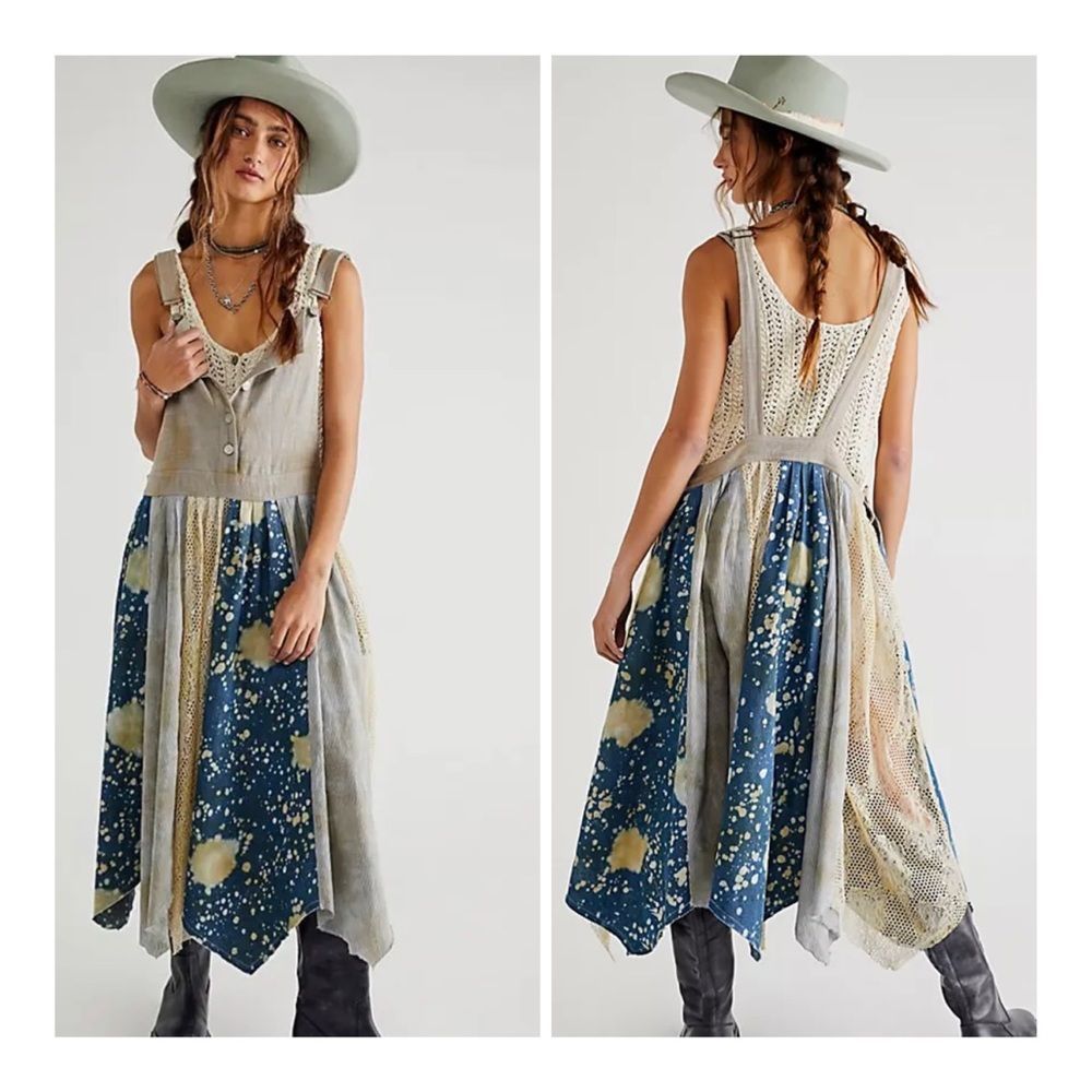 Free People Love Tattered Skirtall Size 10 MSRP $…